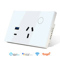 Melery Tuya Wall Socket WIFI Smart Australia Plug USB TYPE-C PD 30W