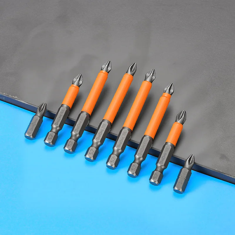 Anti Slip bits Magnetic Screwdriver bit Set S2 Alloy Steel Impact