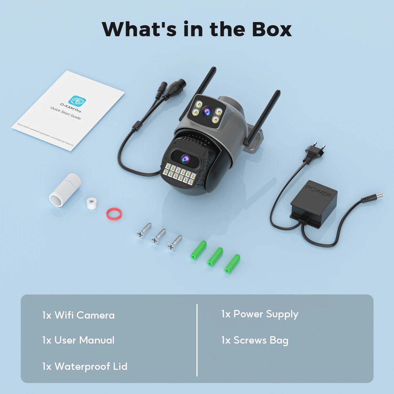 BESDER 15MP Wifi Camera PTZ Outdoor Dual Screen 10X Digital Zoom
