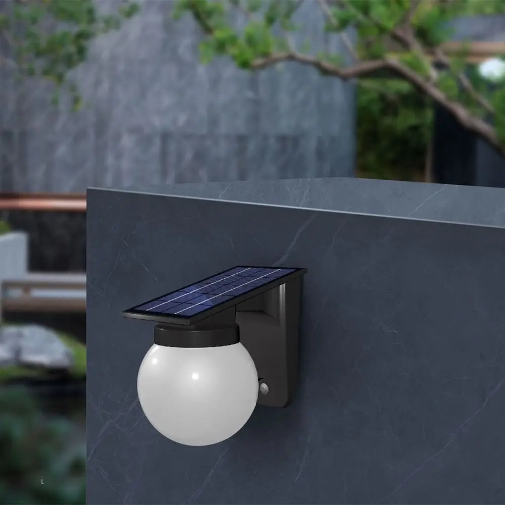 Auto on/Off Solar Wall Light Wall Mounted IP65 Waterproof Solar