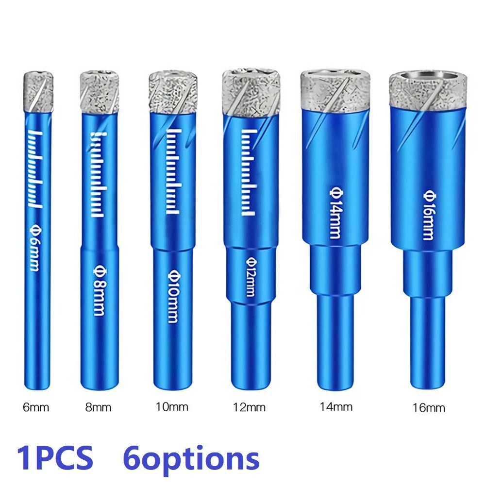 6/8/10/12/14/16mm Diamond Coated Core Drill Durable For Glass Marble