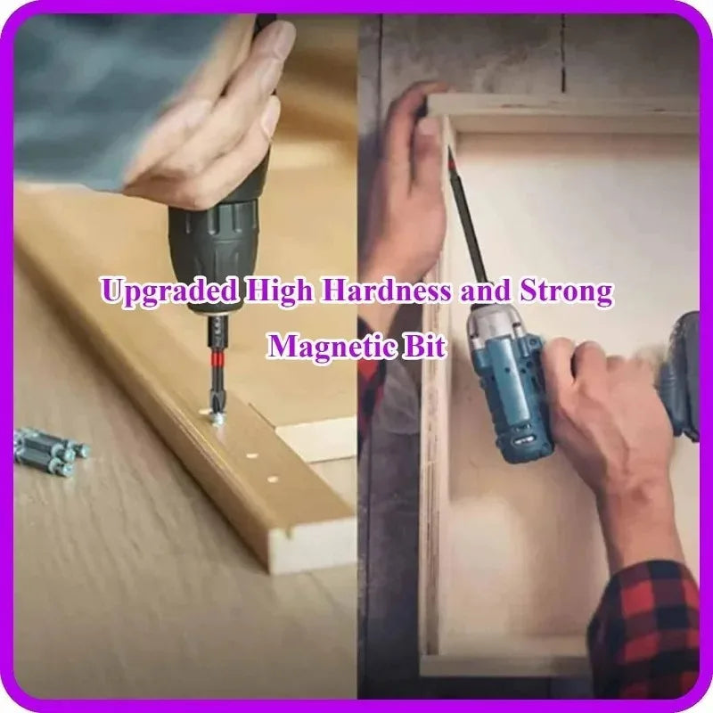 Magnetic Screwdriver Drill Bit Set Non-slip Cross Head Impact Bit