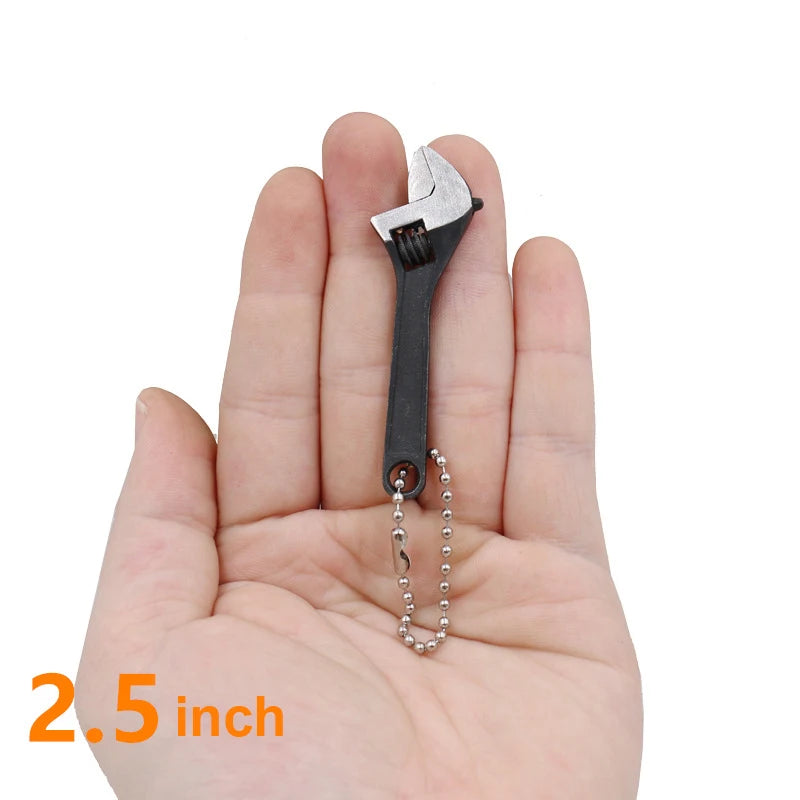 Mini 2.5/4 Inch Adjustable Spanner Open-End Wrench Tools Small Wrench