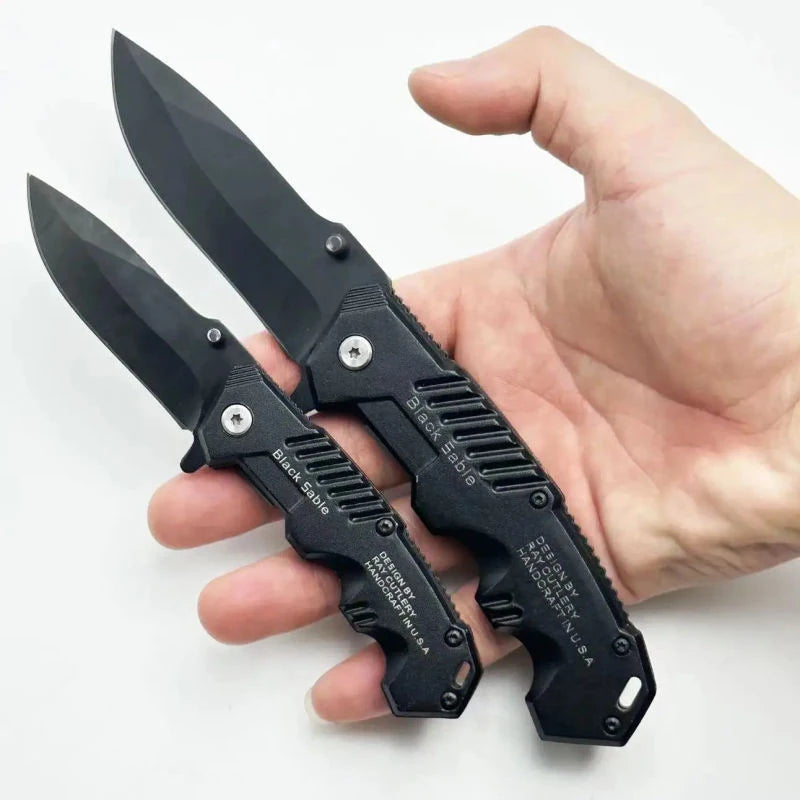 Portable Multifunctional Folding Survival Knife with Sharp Pocket