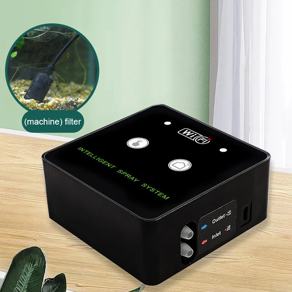 WiFi Smart Terrarium Misting System – 360° Timed Reptile Fogger
