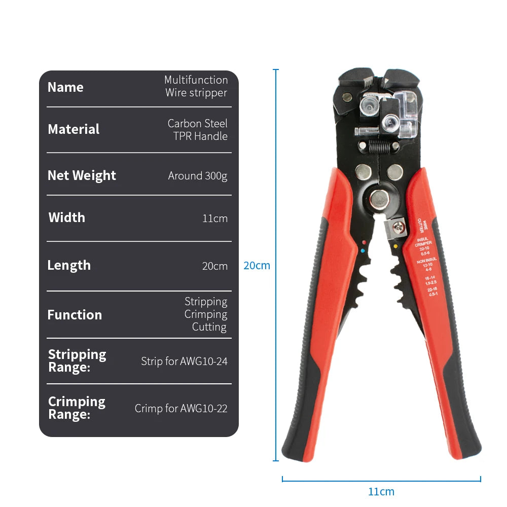 Professional Electrician Wire Pliers Cable Wire Stripper Cutter
