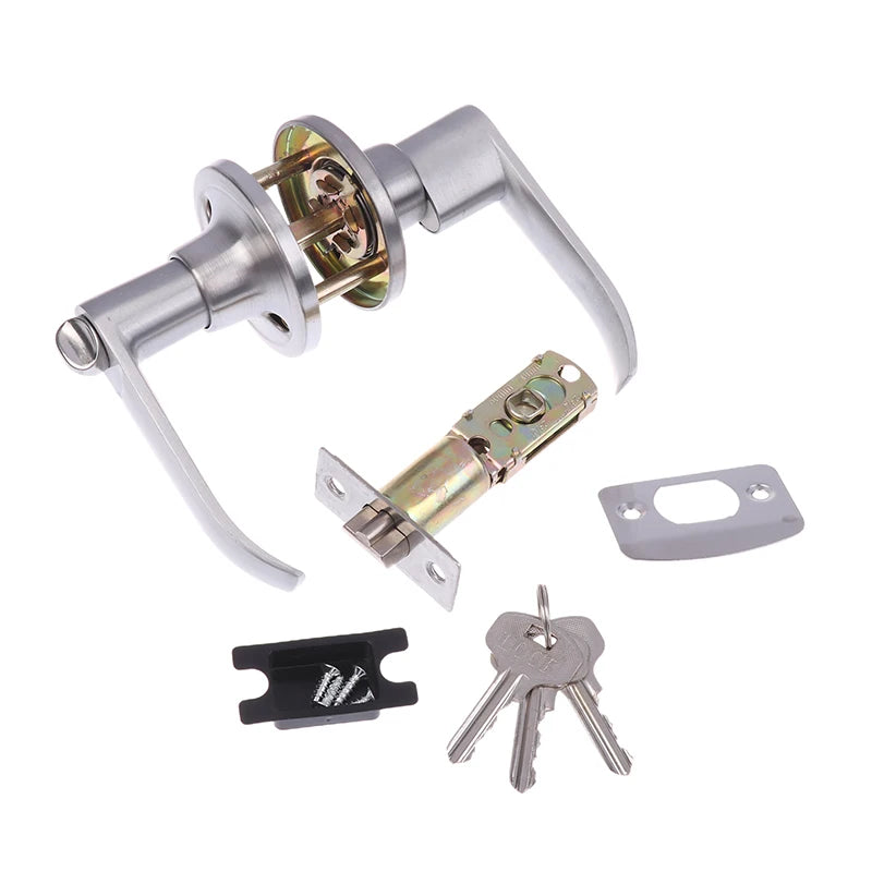 High-Grade Aluminum Alloy Room  Handle Lock Three-Pole Spherical Kn...