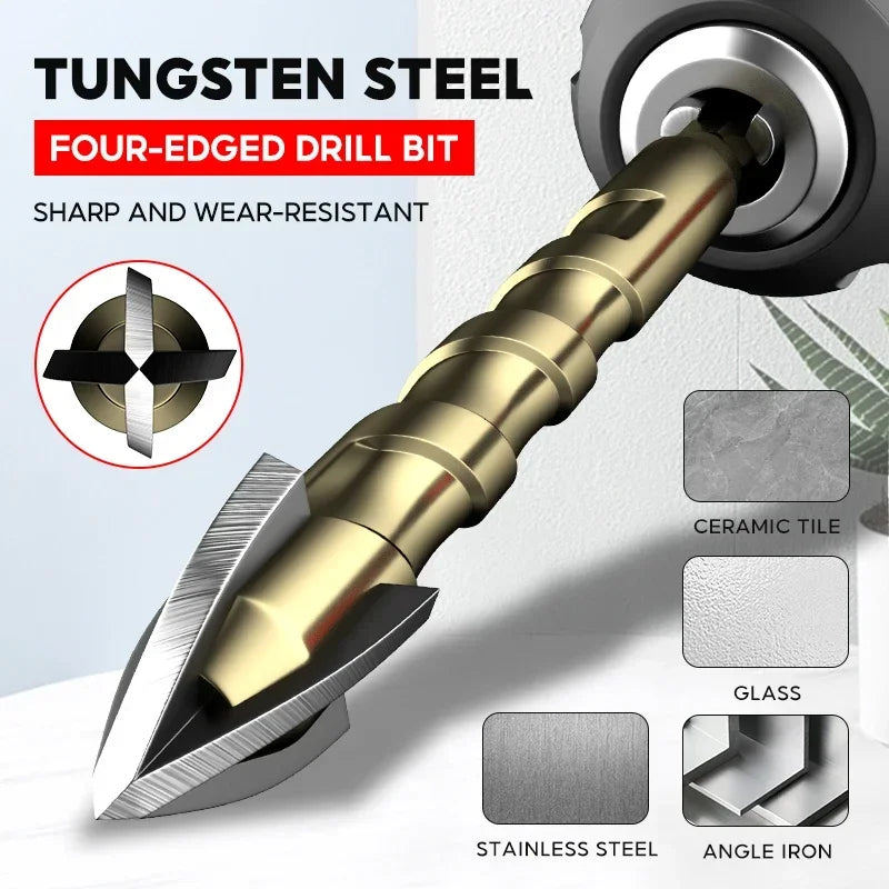 High Hardness Glass Four Edge Drilling 6mm Overlord Drill Tile Bit