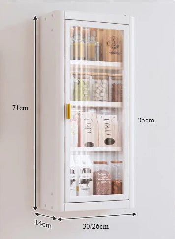 Wall-Mounted Kitchen Condiment Storage Rack – Oil, Salt & Sauce