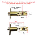 High-Grade Aluminum Alloy Room Handle Lock Three-Pole Spherical Knobs