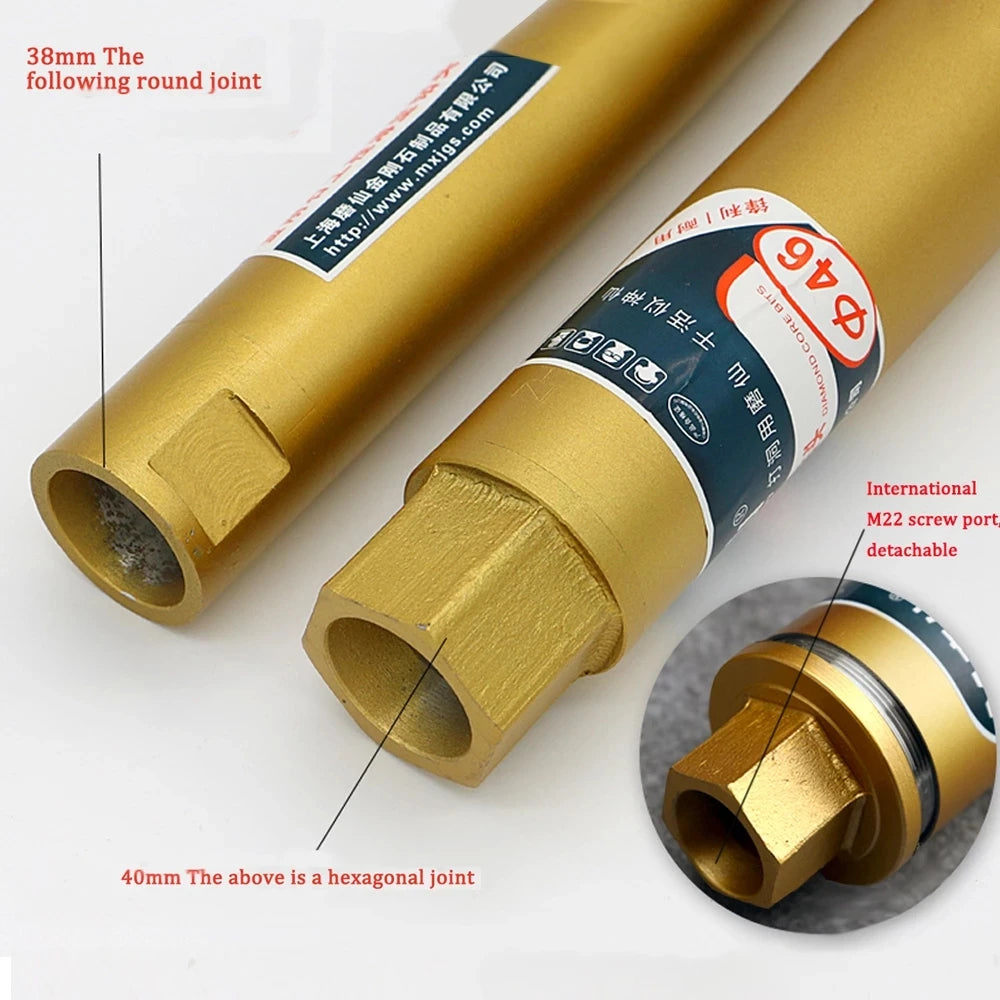 Diamond Core Drill Bit Reinforced Concrete Marble Air Conditioning