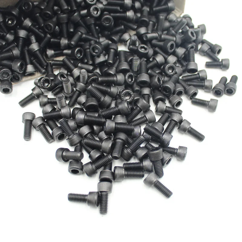Black 2500P Hex Socket Head Screws Set M2 M2.5 M3 M4 M5 M6 DIN912