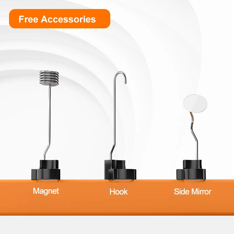 4.3'' Industrial Endoscope Camera 1080P HD 50m Rigid Cable Hand-held