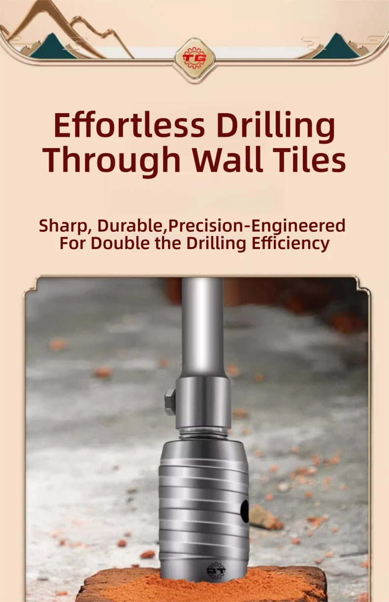 TG Professional Masonry Drilling Wall Opening Tool with Alloy Steel