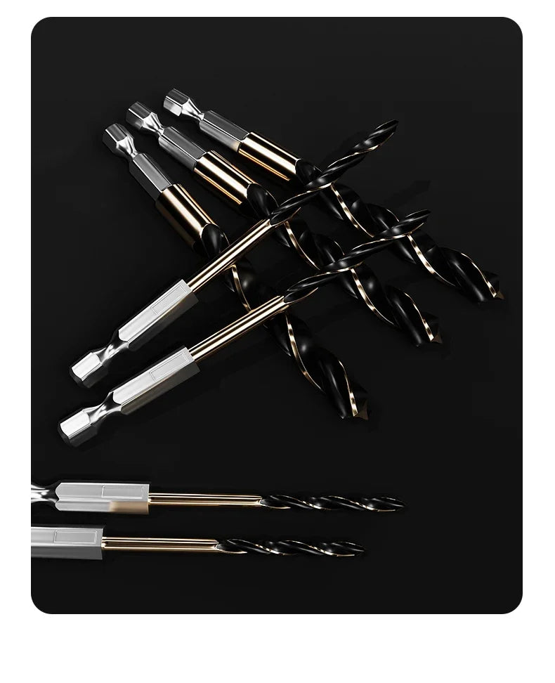 1.5-7.5mm Hex Shank Twist Drill Bit Wood Metal Hole Cutter Core