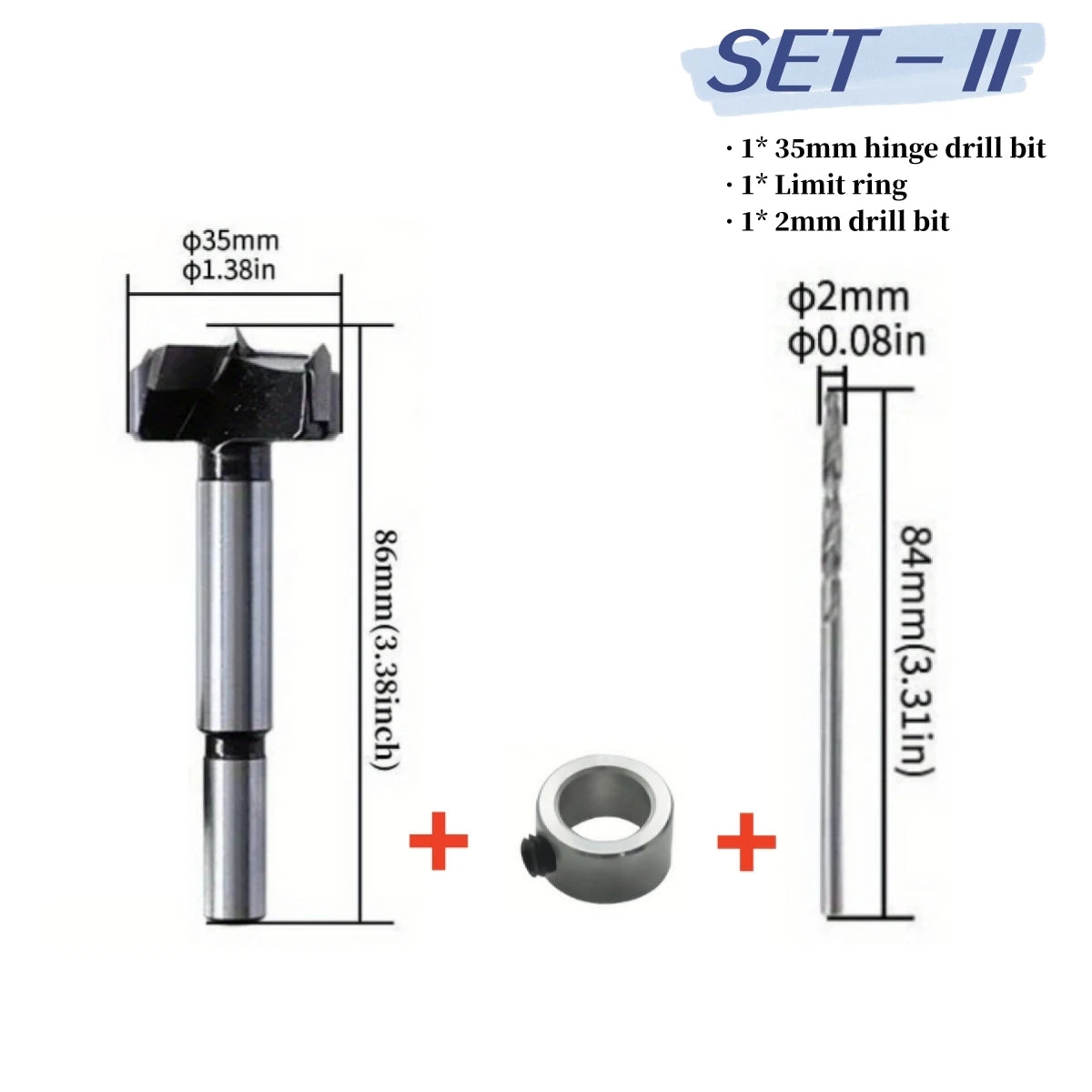 35mm Concealed Hinge Boring Jig — Drilling Guide & Locator for Cabi