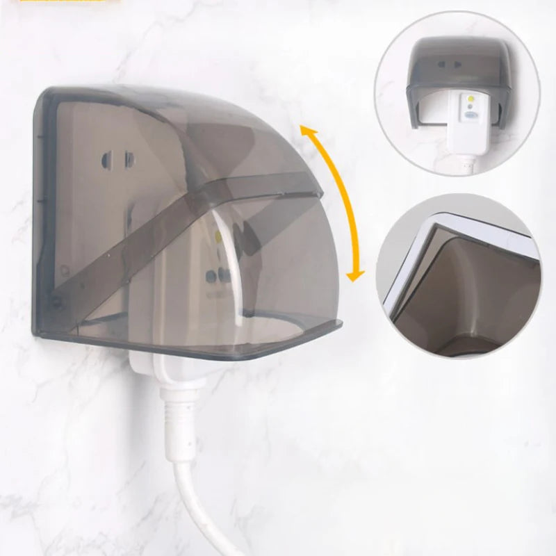 86 Type Outdoor Socket Protective Cover Bathroom Electric Plug