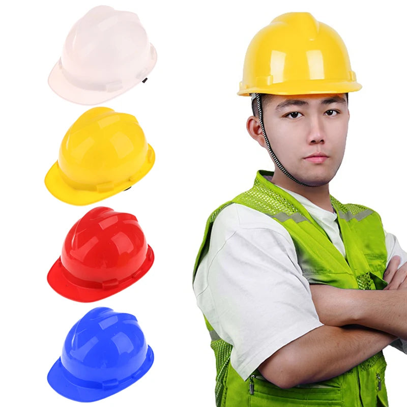 Heavy Duty Full Brim Construction Hard Hat – High Strength Impact Resistant