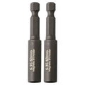 2/5 pieces magnetic extension screwdriver drill bit hexagonal shank