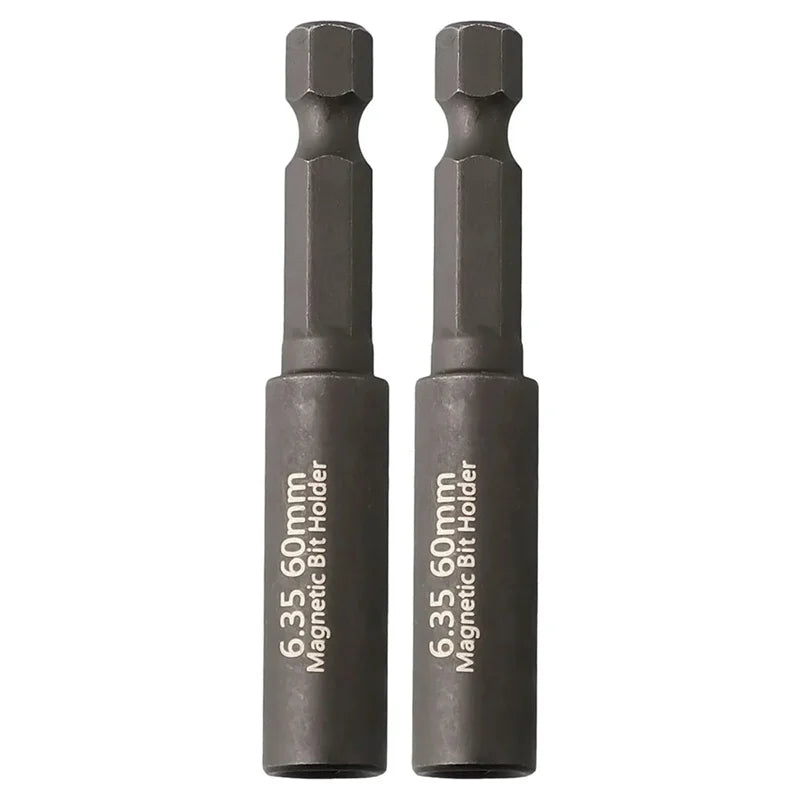 2/5 pieces magnetic extension screwdriver drill bit hexagonal shank