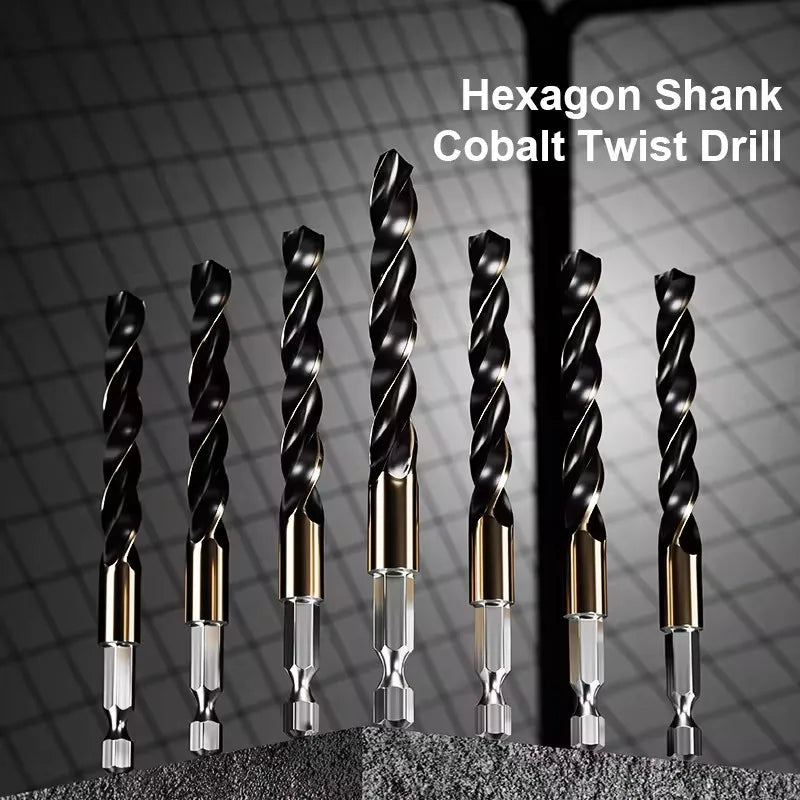 1.5-7.5mm Hex Shank Twist Drill Bit Wood Metal Hole Cutter Core