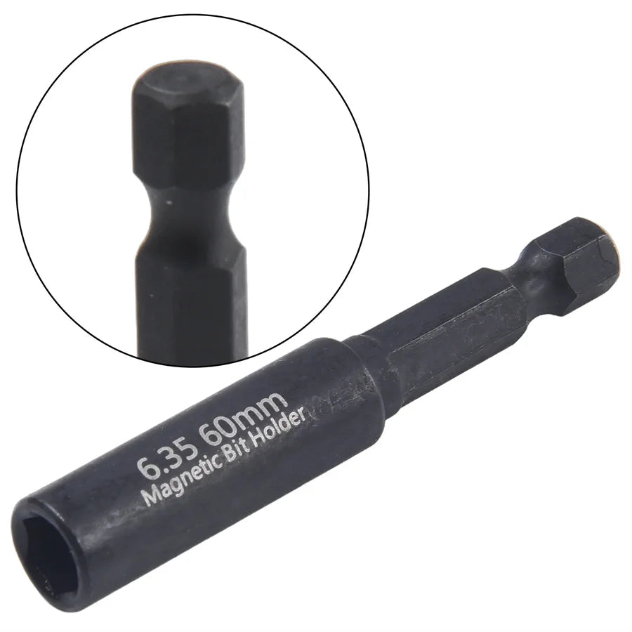 2/5 pieces magnetic extension screwdriver drill bit hexagonal shank