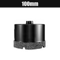 M10 6-100mm Diamond Brazed Core Dry Drill Bit For Porcelain Tiles