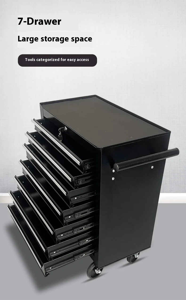 7-Drawer Rolling Tool Chest & Cabinet – Garage & Workshop Storage