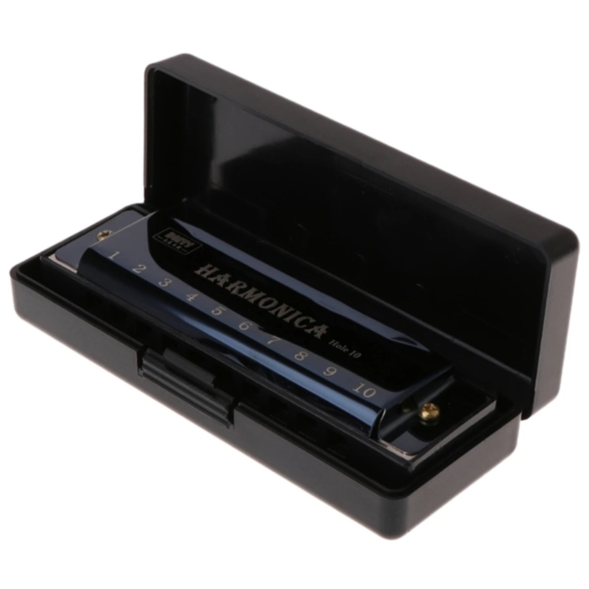 Harmonica Key of C 10 Hole Diatonic Harmonica C with Case for