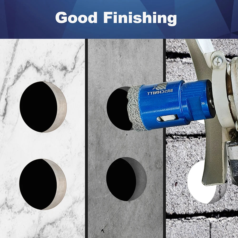 BRSCHNITT Drills Bit 30mm Porcelain Tiles Cutter Drilling Hole Saw