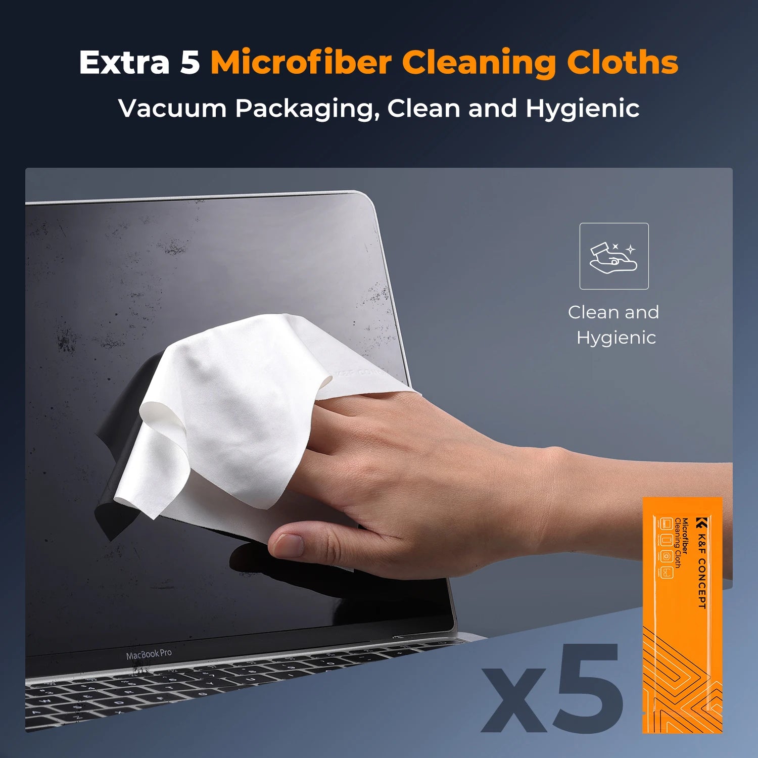 K&F Concept Cordless Electric Air Duster – PC, Laptop & Camera Cleaner