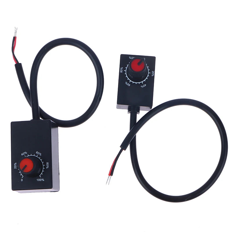0-10V DC Knob Dimmer Potentiometer for LED Grow Lights & Drivers