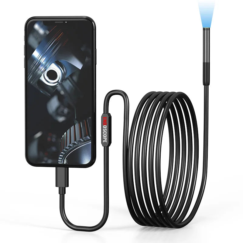 2MP Industrial Endoscope Camera Single/Dual Lens Mini Inspection