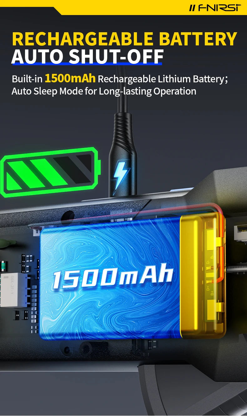 FNIRSI DMC-100 10000 Counts DC AC Current USB rechargeable Clamp