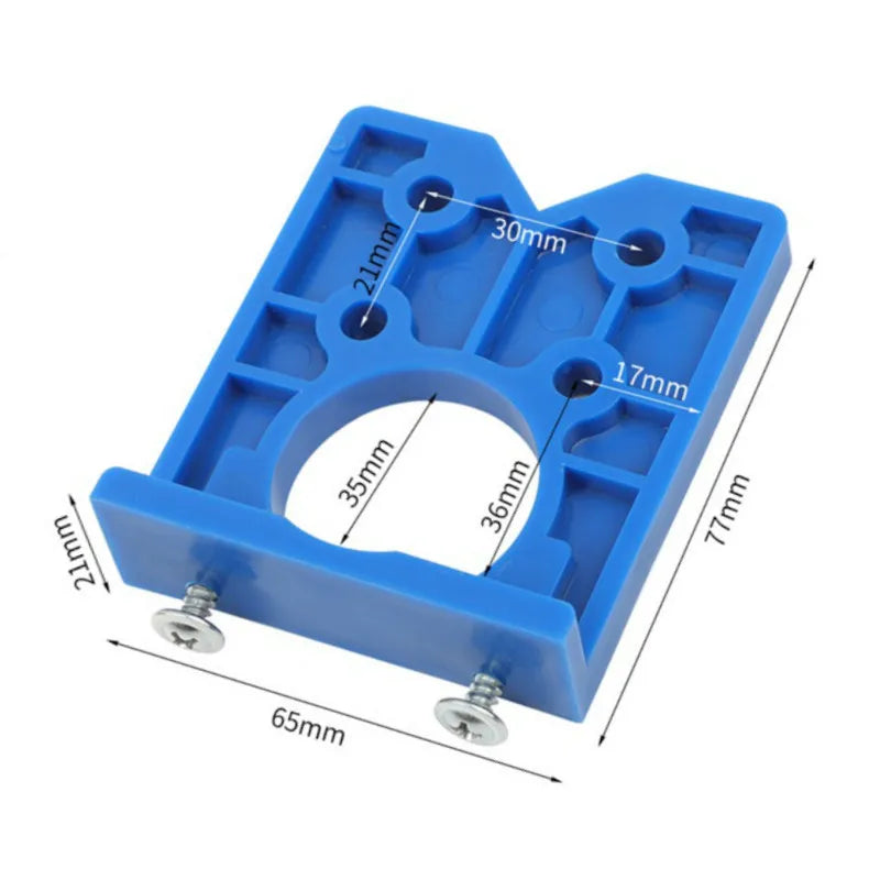 35mm Hinge Hole Drilling Guide Locator Hinge Drilling Jig Drill Bits
