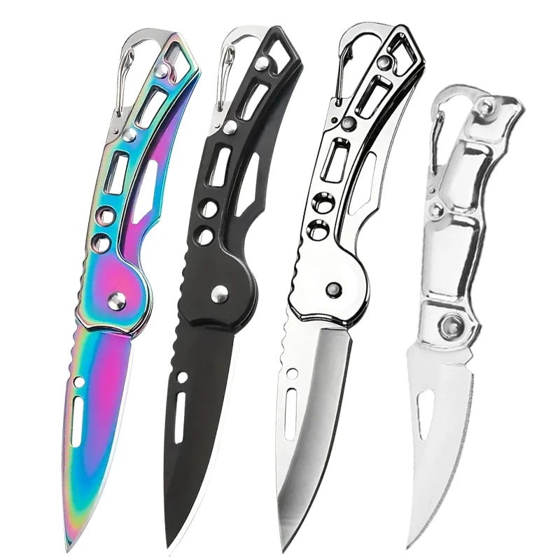 Folding Fruit Knife Stainless Steel Meat Cleaver Kitchen Knife with