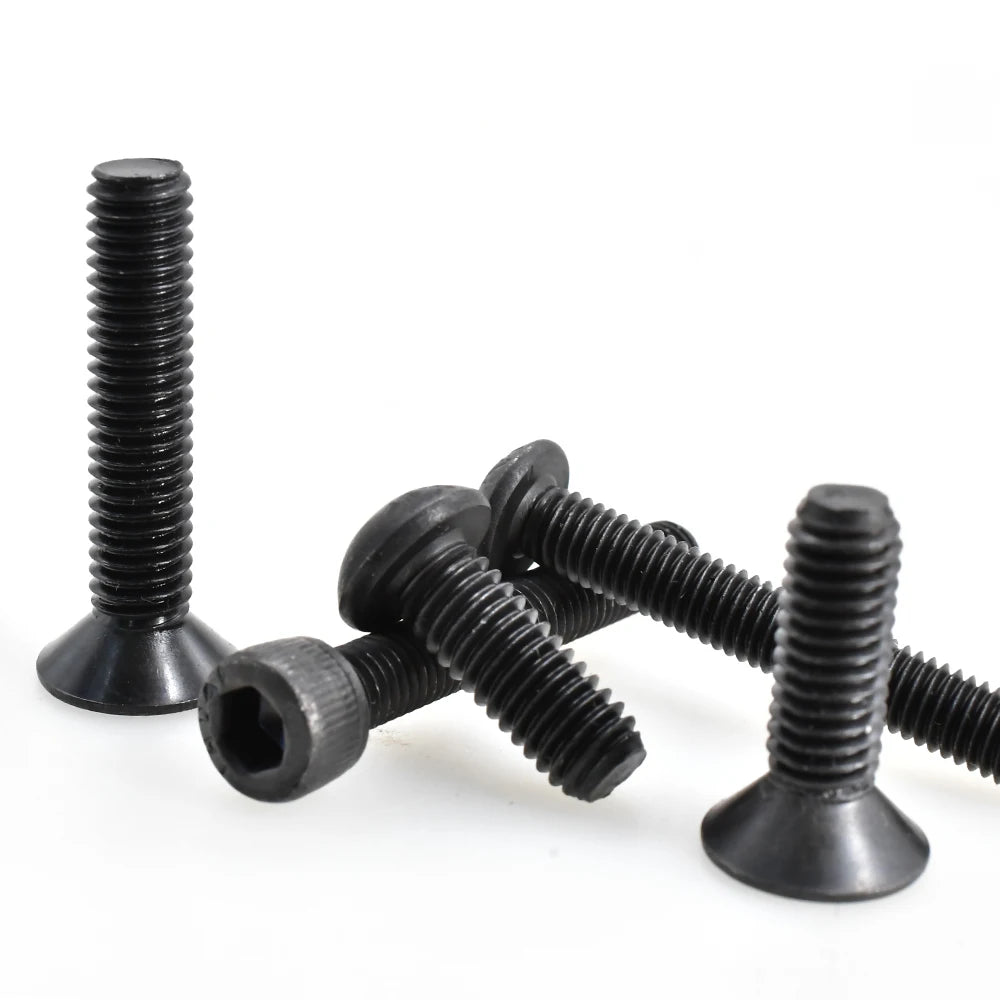 15-100PCS Carbon Steel Hexagon Socket Screws Countersunk /Round / Cup