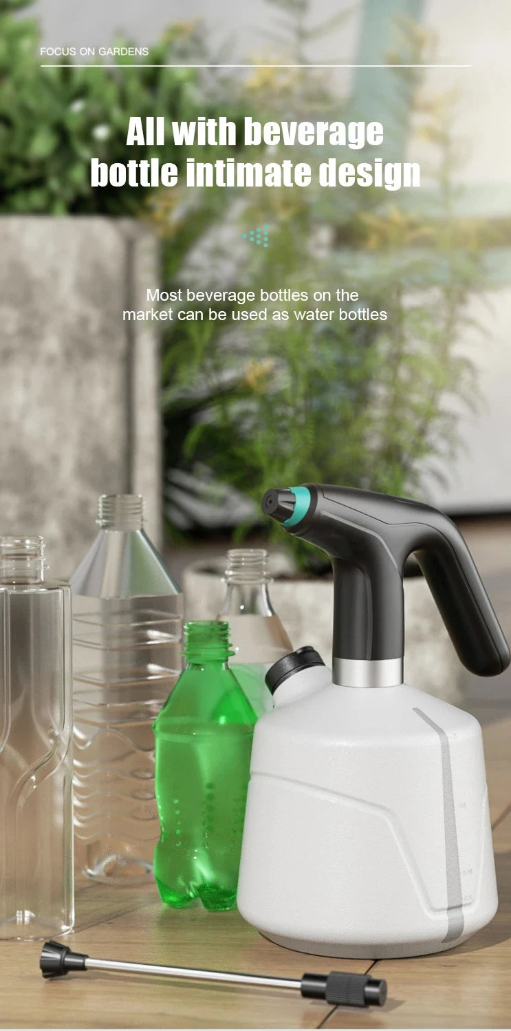 HOMEFISH 2L Electric Spray Bottle – USB Automatic Watering & Fogger