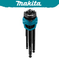 Makita B-65894 Hex Key Wrench Set 9-Piece Multiple Sizes Exagonal