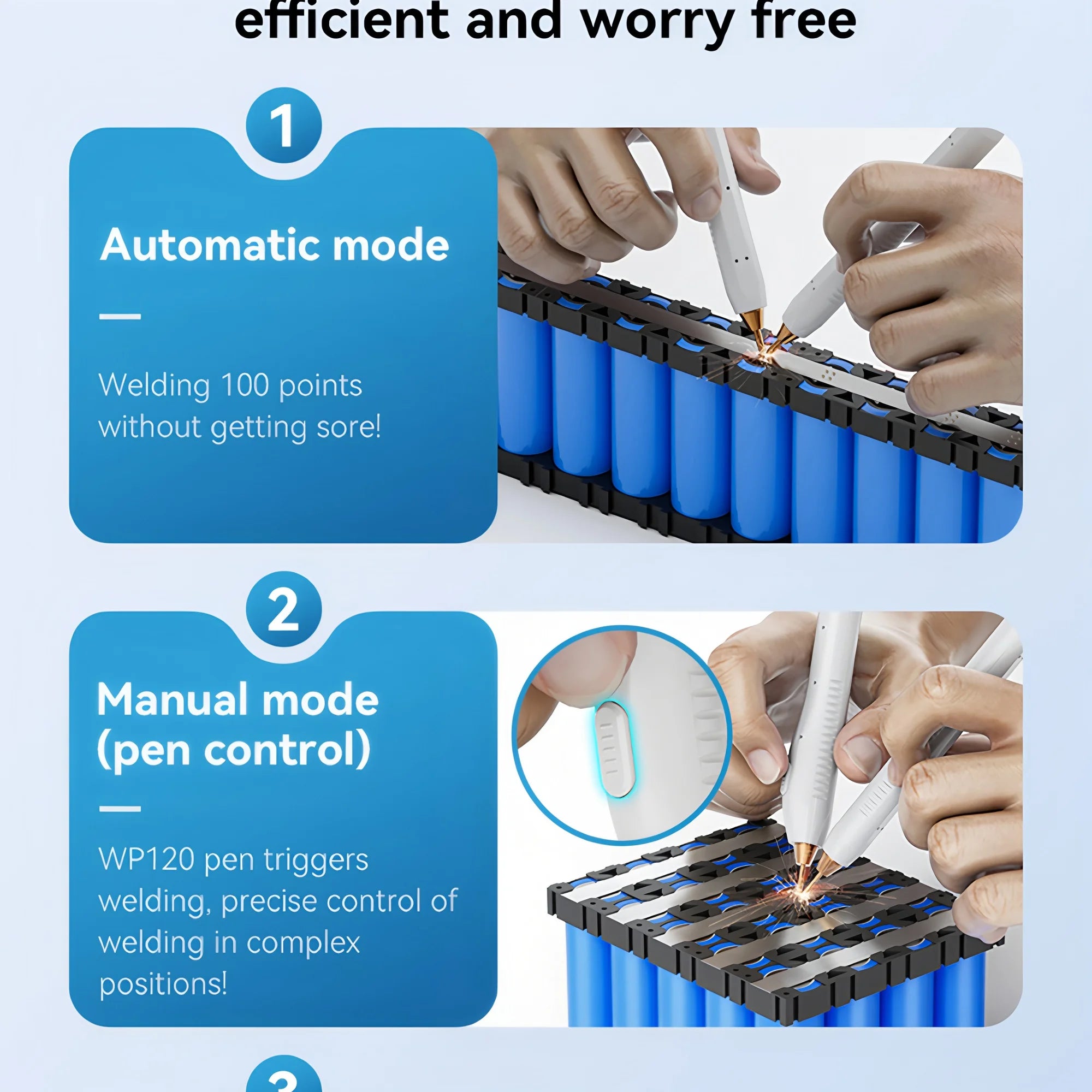 Awithz UK3 Portable Battery Spot Welder DIY Mini Welding Machine