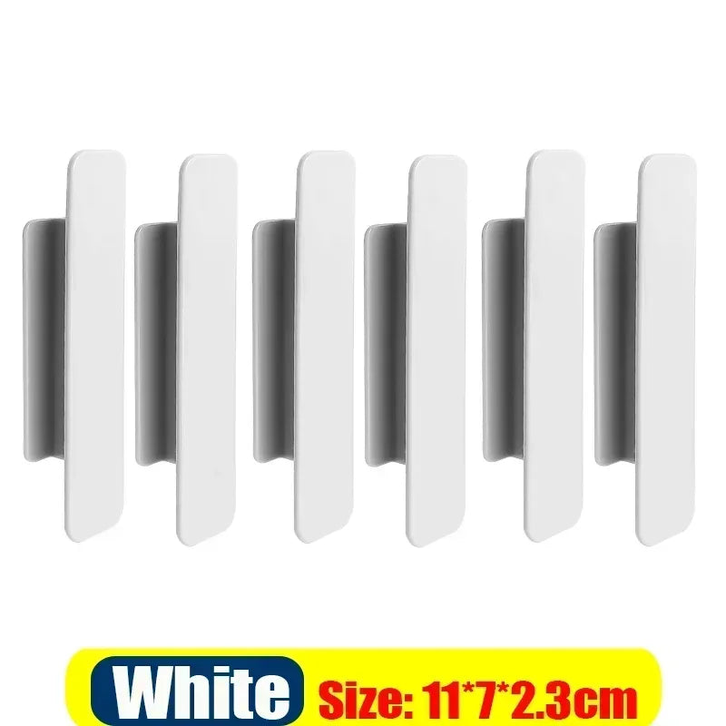 10/2Pcs Punch-free Door Handle Kitchen Cabinet Pulls Self-adhesive