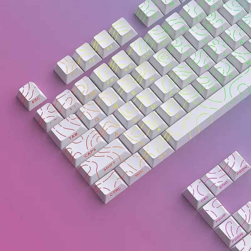 Contour 4.0 Side Engraved Keycap PBT Translucent 97 Key Gaming