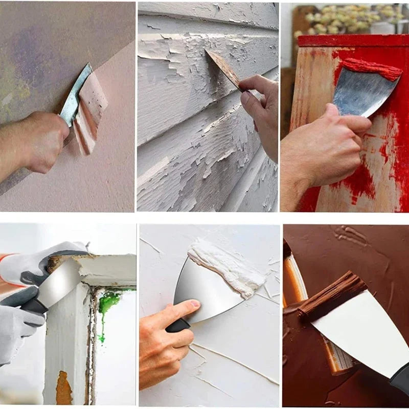 2/3/4/5 Inch Stainless Steel Putty Knife Scraper Shovel Paint Tools