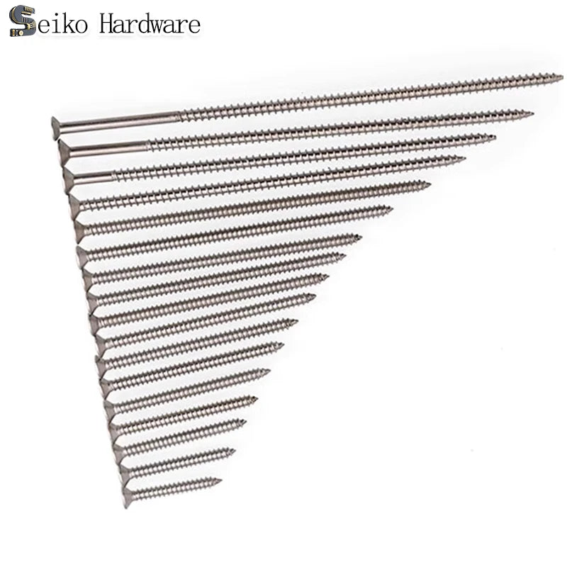 M4 M5 304 Stainless Steel Flat Head Extended Self Tapping Screw