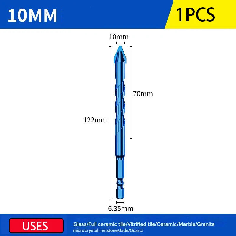 10/5/2PCS Eccentric Drill Bits Set Ceramic Tile Drill Bit Set