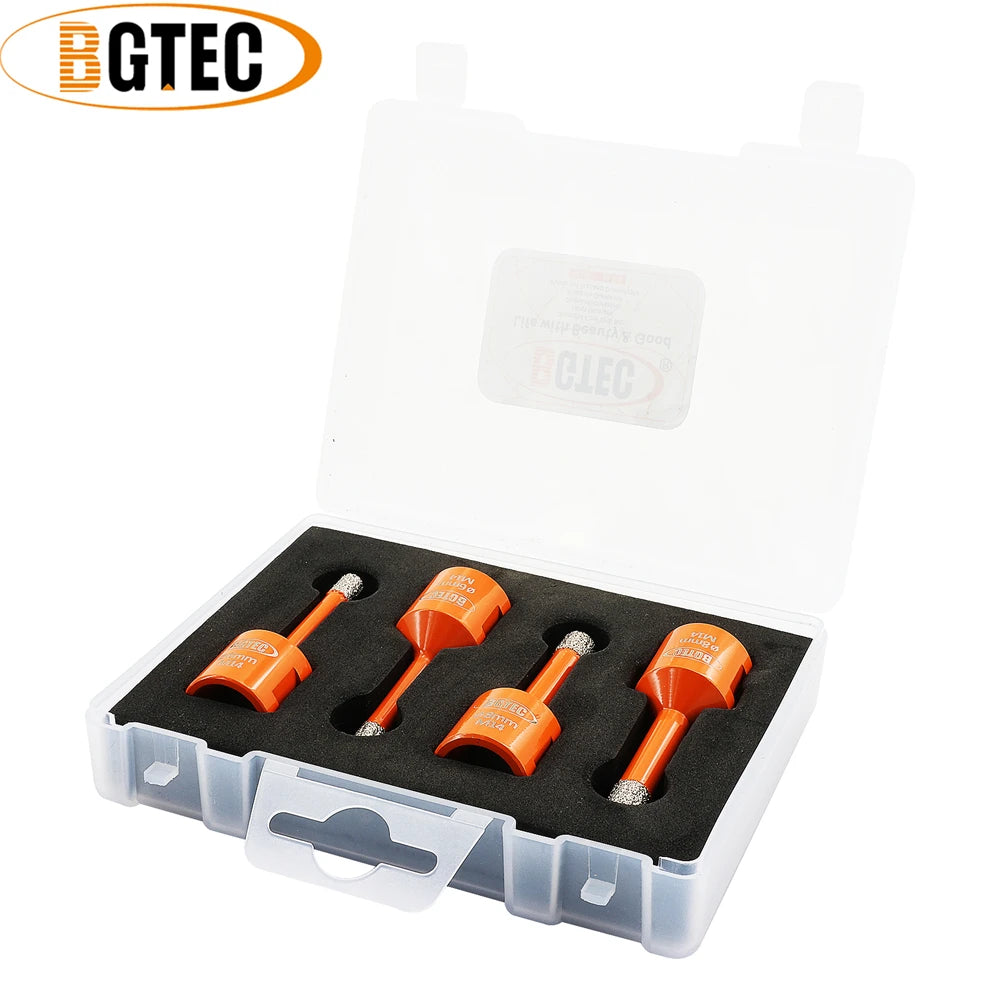 6/8/10mm Drilling Crowns Kit Drill Bits Set Hole Saw Cutter Tile