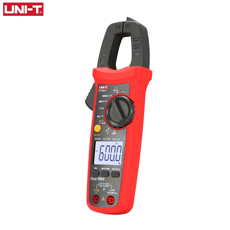 UNI T AC Current Clamp Meter UT204+ UT202A+ 600A Professional Digital
