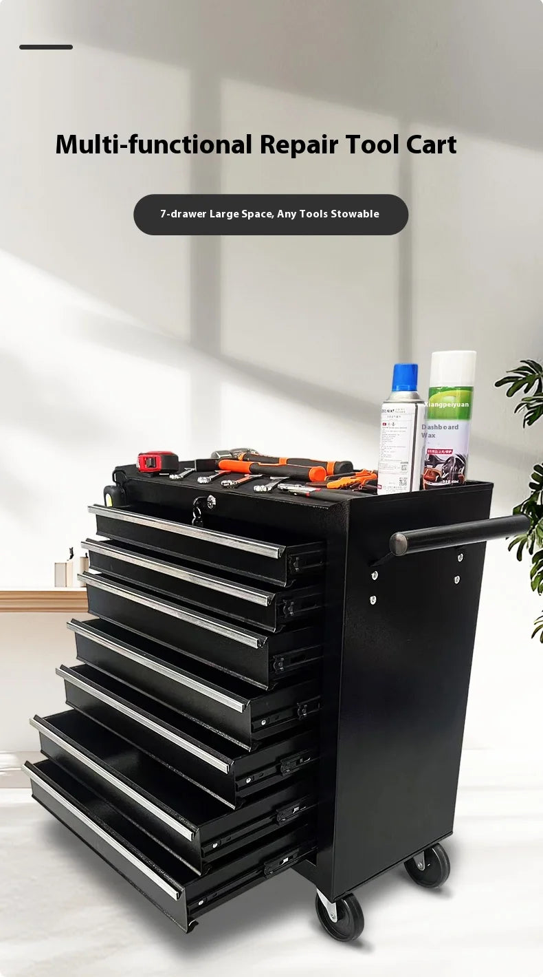 7-Drawer Rolling Tool Chest & Cabinet – Garage & Workshop Storage