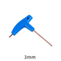 T25 3/4/5/6MM Bike Allen Key Wrench T-Shaped Extended Plastic Handle