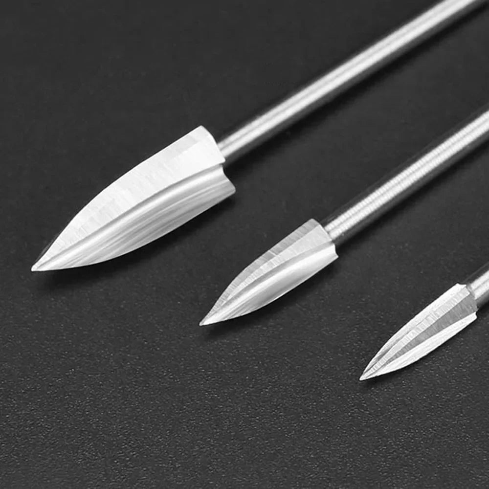 5pc Carving Knife Set Steel Sharp Edges Woodworking Tools Three